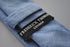 light blue skinny cotton style tie